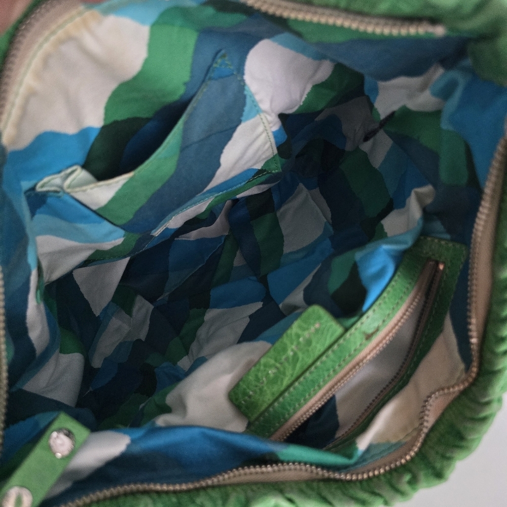 Marc by Marc Jacobs XL Green Leather Hobo Shoulder Bag - Picture 7 of 12